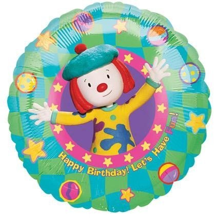 18" Jo Jo's Circus Birthday Fun Balloon