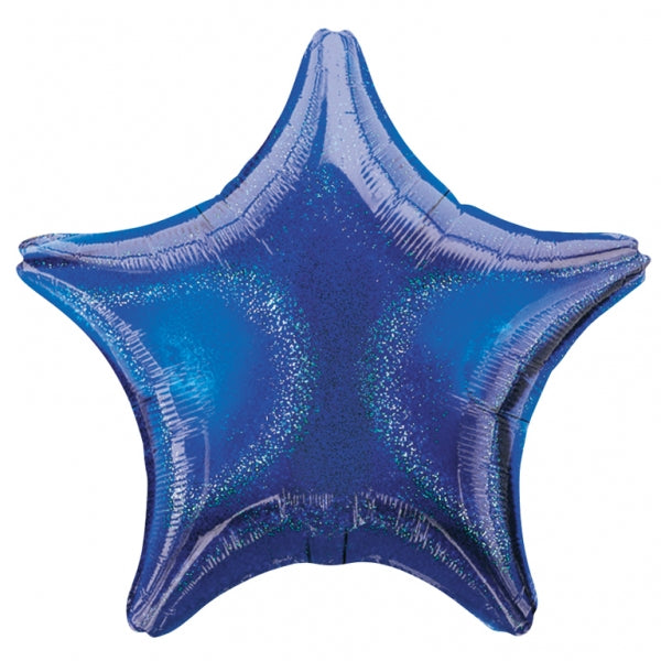 18" Blue Dazzler Star Balloon