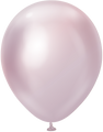 12" Kalisan Latex Balloons Mirror Pink Gold (50 Per Bag)
