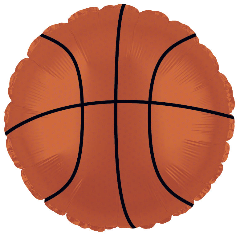 18" Basketball Orange CTI Brand Balloon