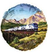18" Amtrak Train Balloon