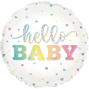 17" Hello Baby Foil Balloon