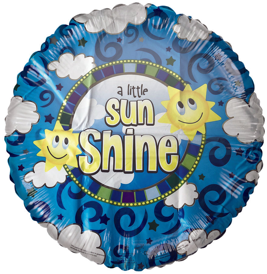 18" A Little Sunshine Foil Balloon