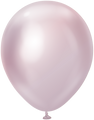 18" Kalisan Latex Balloons Mirror Pink Gold (25 Per Bag)