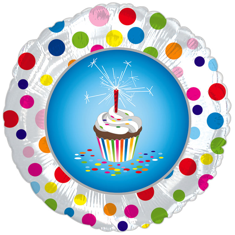9" Airfill Only Happy Birthday Treat Balloon
