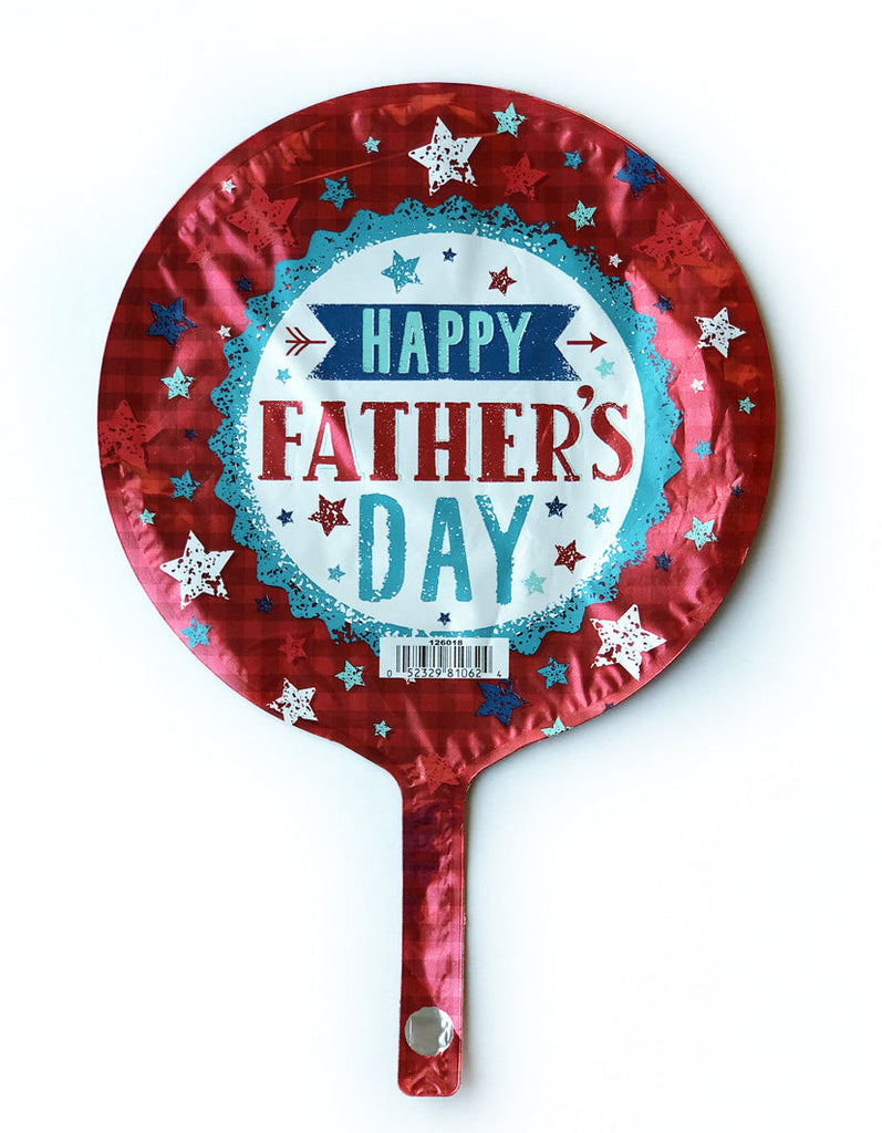 9" Airfill Only Father's Day Foil Balloon