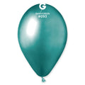 13" Gemar Latex Balloons (Bag of 25) Shiny Green