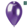 13" Gemar Latex Balloons (Bag of 25) Shiny Purple