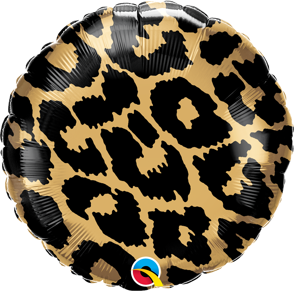 18" Leopard Spots Pattern Foil Balloon