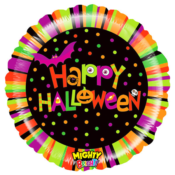 21" Mighty Bright Balloon Mighty Happy Halloween