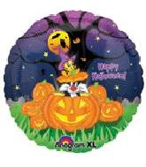 18" Tweety & Sylvester Halloween Balloon