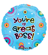 9" Airfill Only You're a Great Boss Balloon