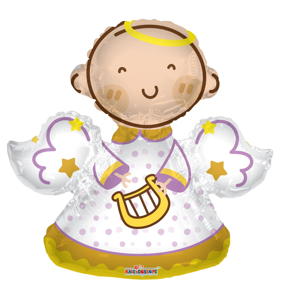 28" Baby Angel Shape Gellibean Balloon