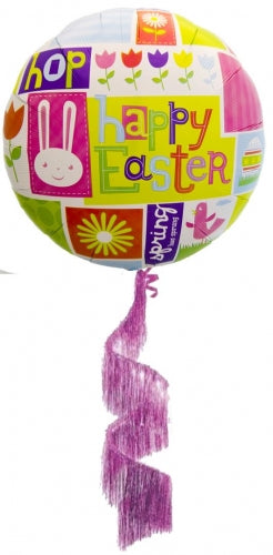 Happy Easter Airwalker Coil Tail Balloon