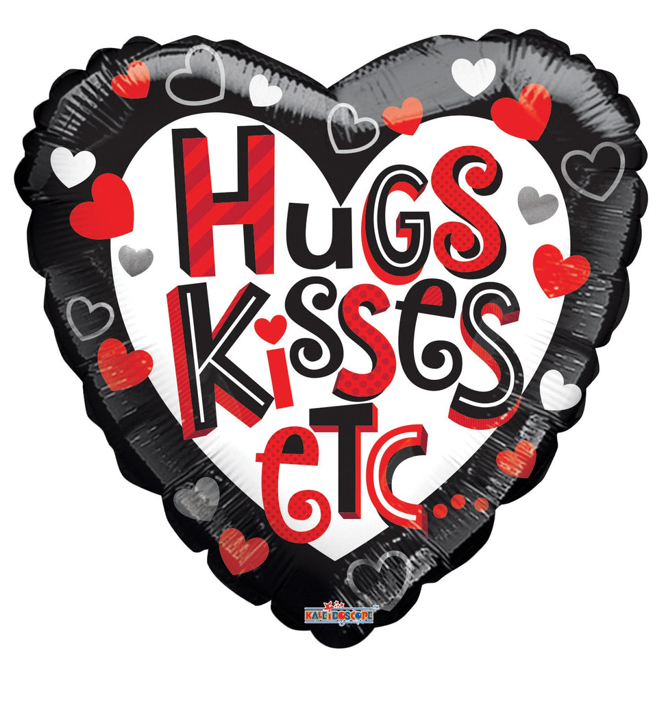 18" Hugs & Kisses Etc Balloon