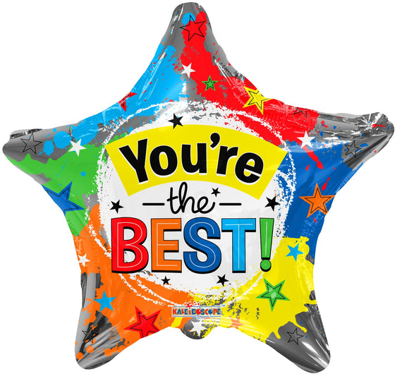 18" You're The Best Star Foil Balloon