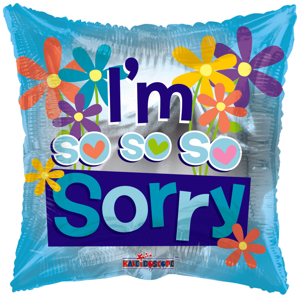 18" I'm So So Sorry Foil Balloon