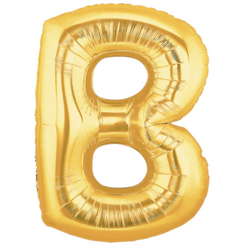 40" Megaloon Large Letter Balloon B Gold
