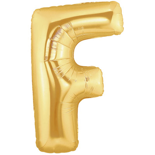 40" Megaloon Large Letter Balloon F Gold