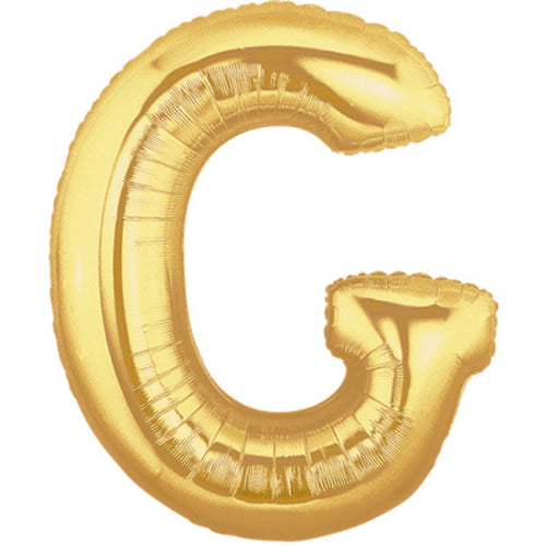 40" Megaloon Large Letter Balloon G Gold