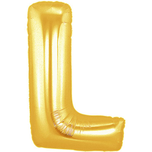40" Megaloon Large Letter Balloon L Gold