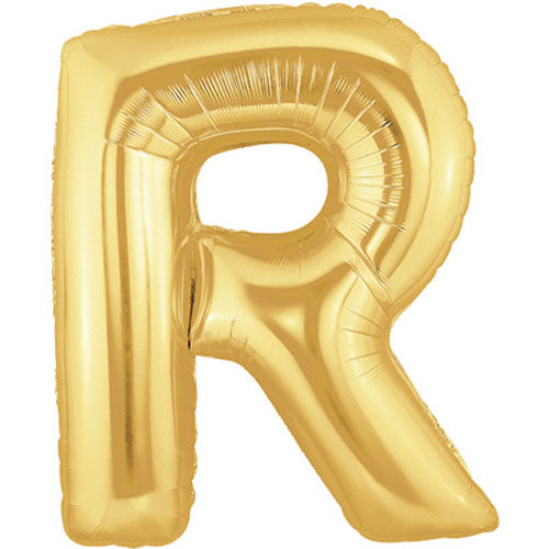 40" Megaloon Large Letter Balloon R Gold