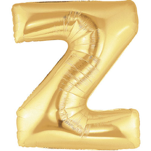 40" Megaloon Large Letter Balloon Z Gold