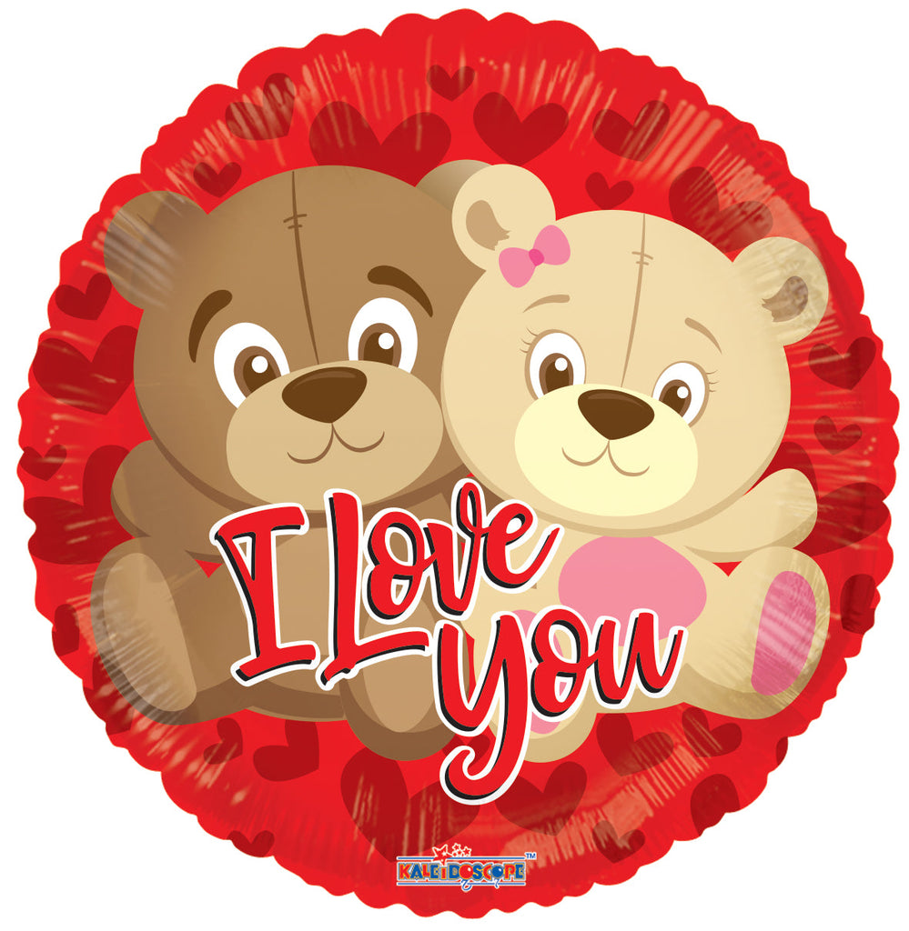18" Love You Couple Of Bears Foil Balloon