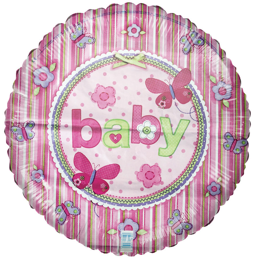18" Baby Girl Pink Carter Foil Balloons
