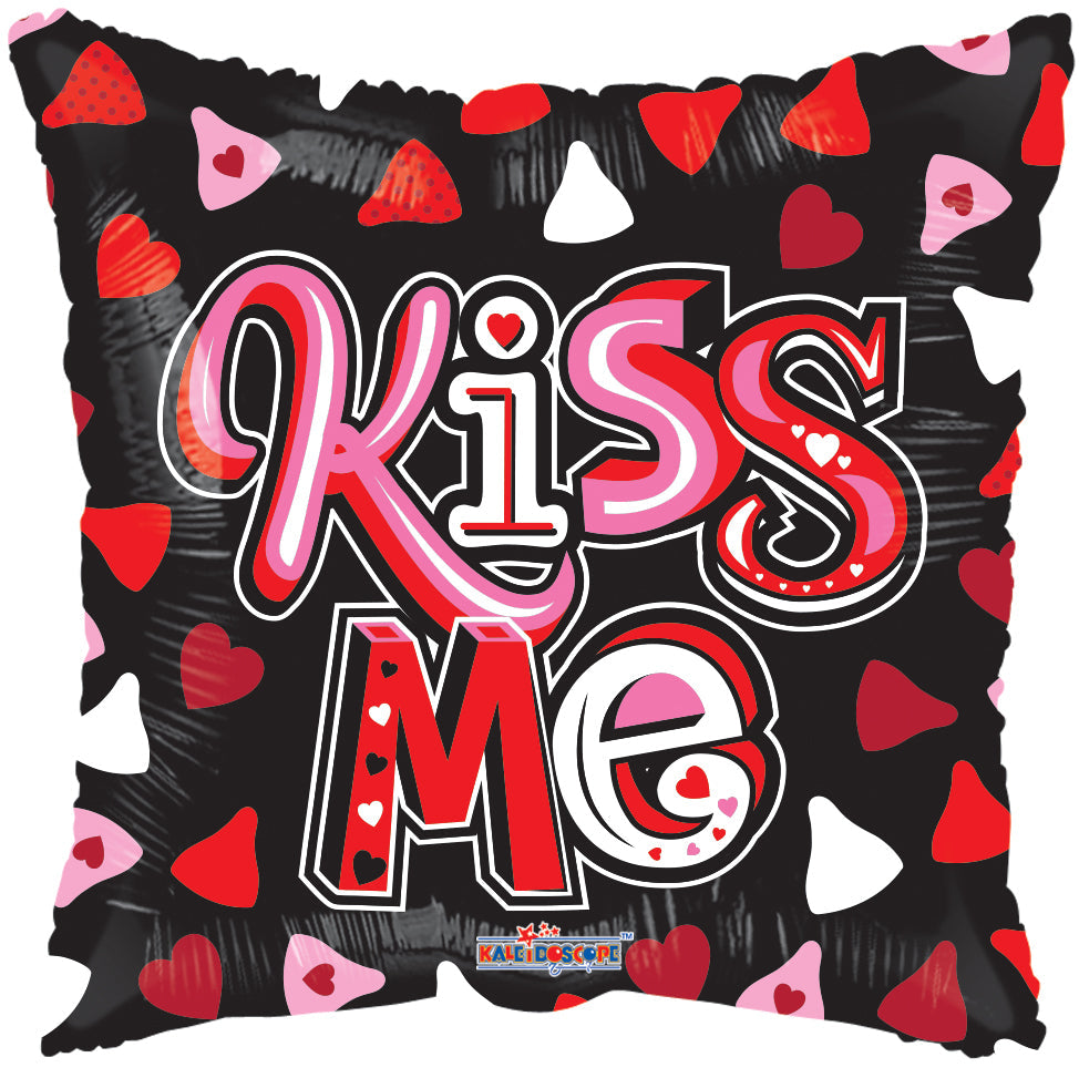 18" Kiss Me Gellibean Foil Balloon