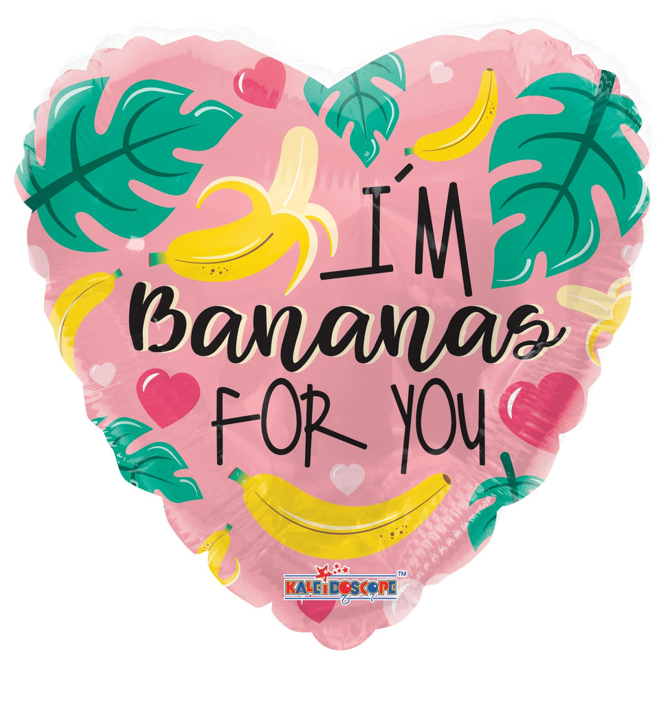 18" Im Bannanas For You Gellibean Foil Balloon