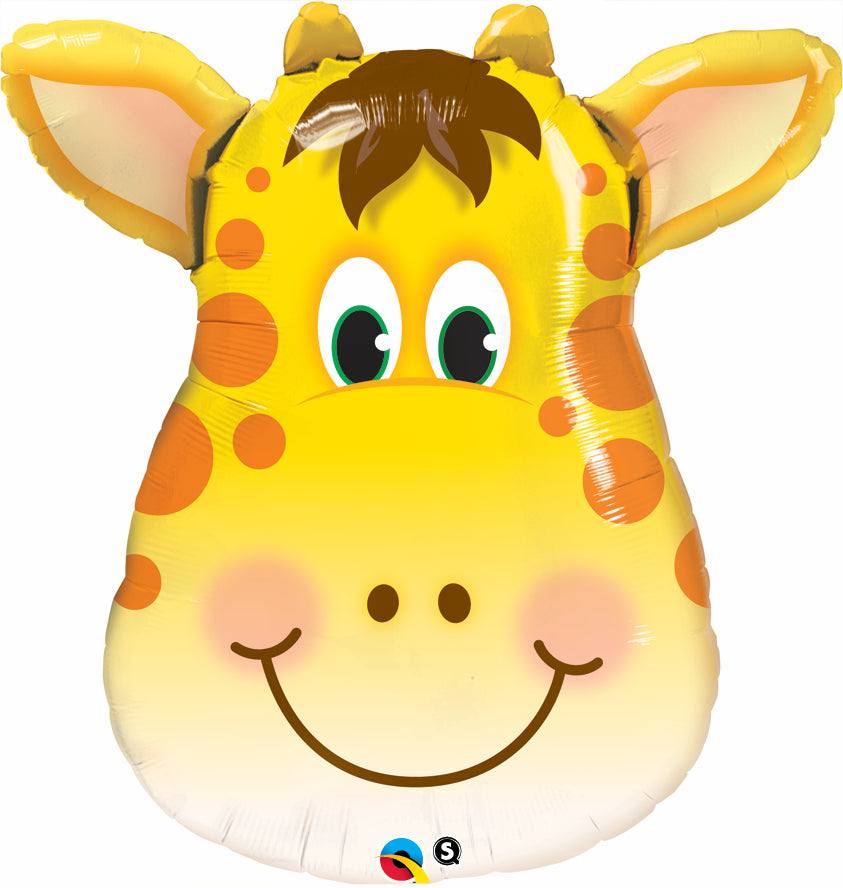 32" Jolly Mylar Giraffe Balloon