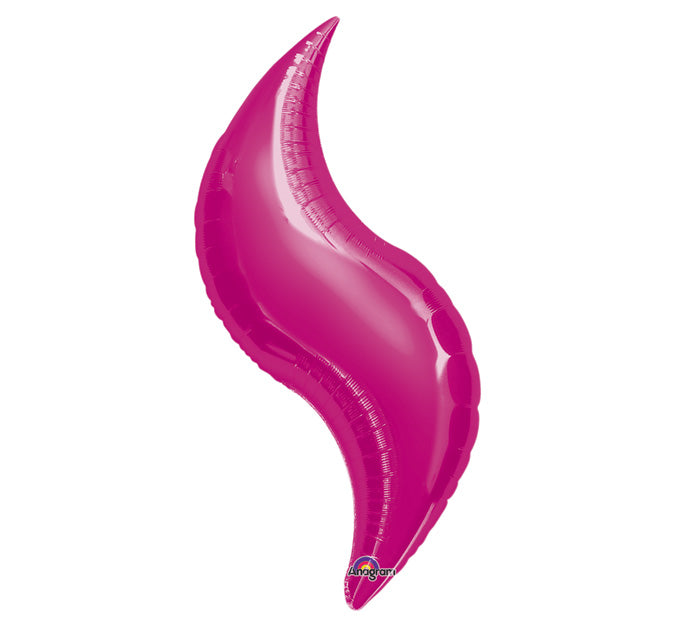 36" SuperShape Fuchsia Curve Balloon