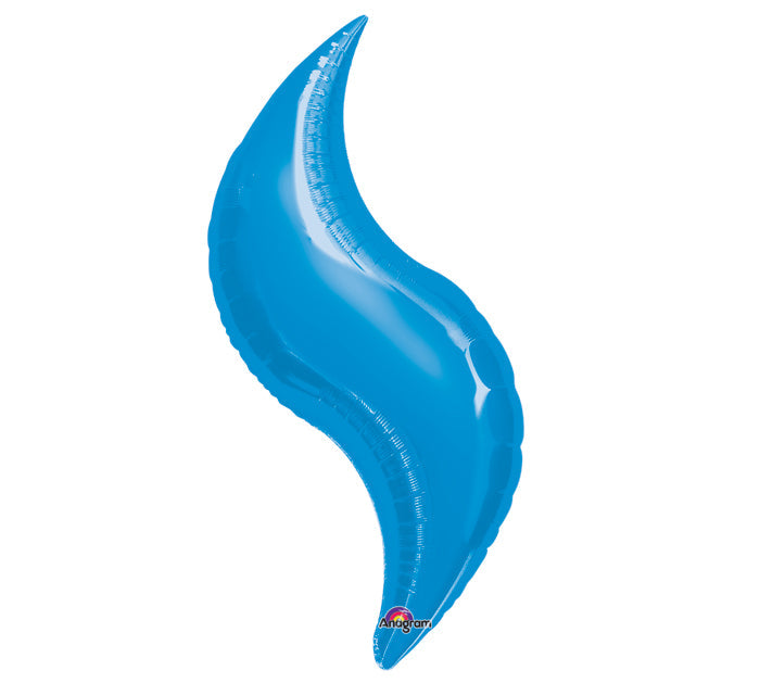 42" SuperShape Blue Curve Balloon