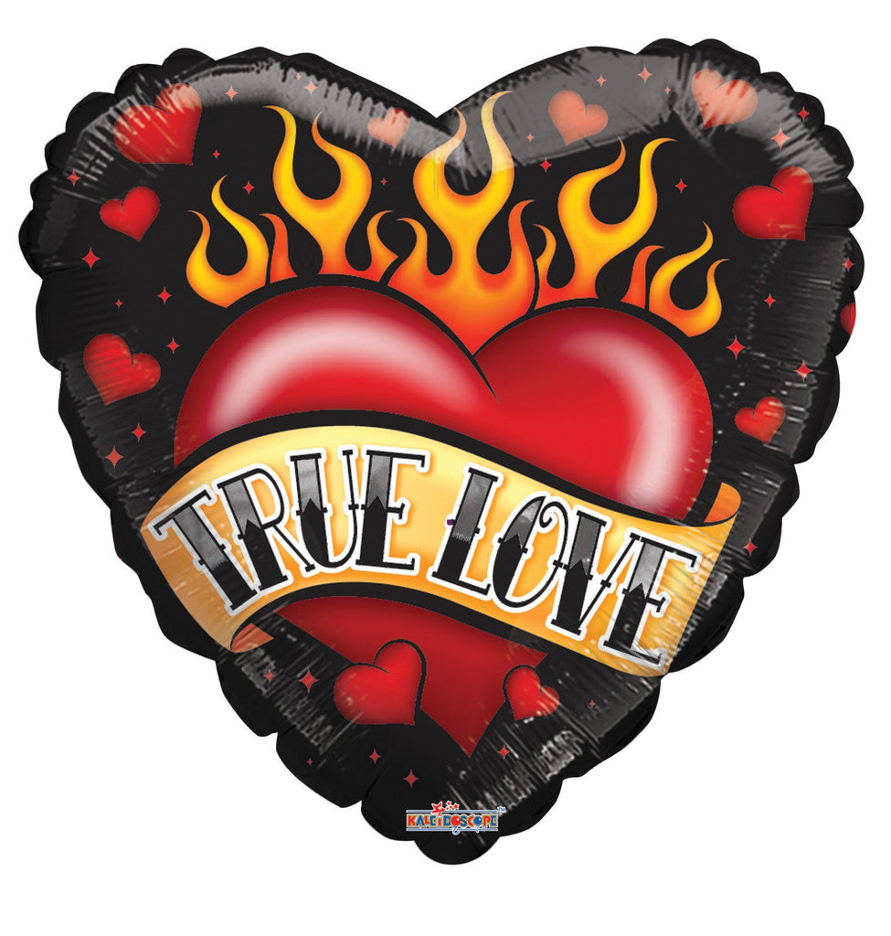 18" Love Tattoo Foil Balloon