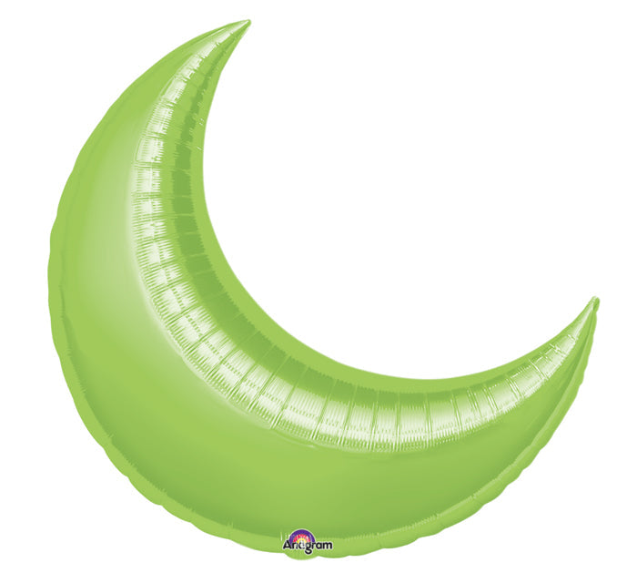 17" Airfill Only Mini Lime Crescent Balloon