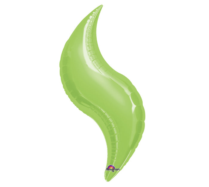 36" SuperShape Lime Curve Balloon