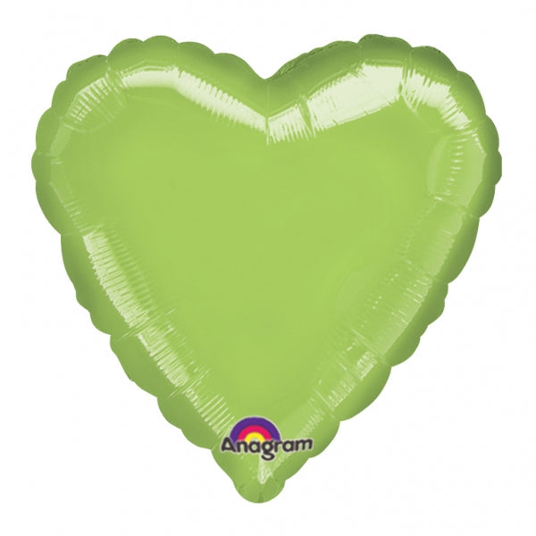 32" Large Balloon Lime Heart