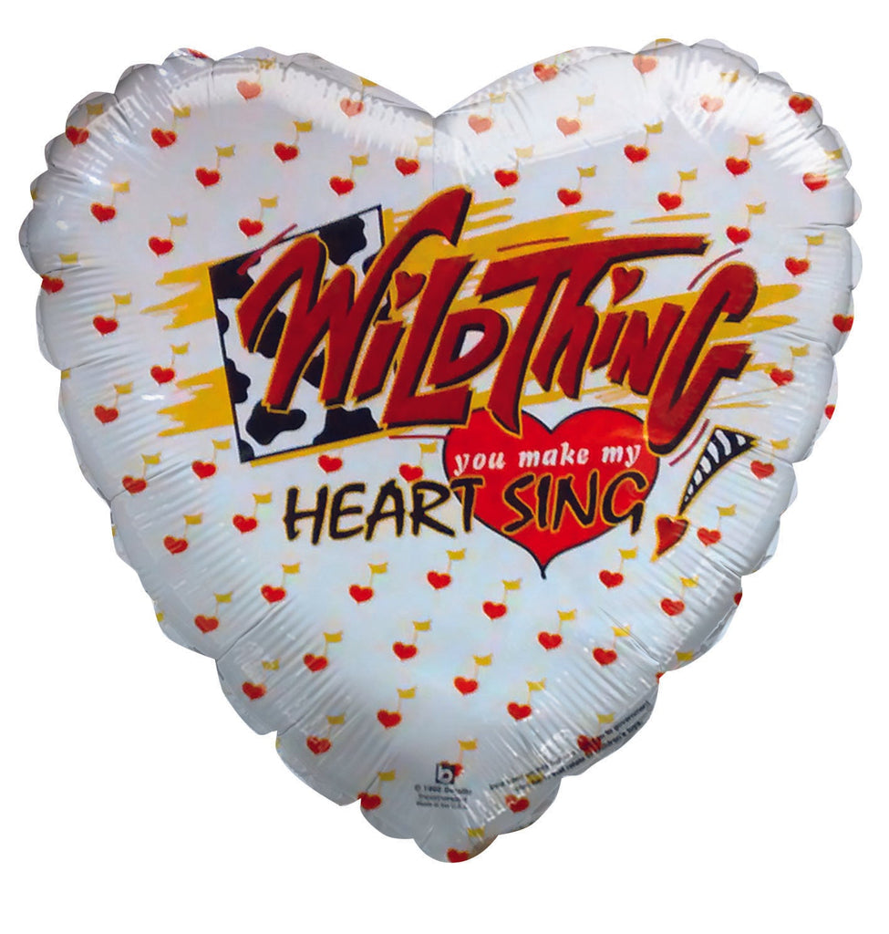9" WildThing You make My Heart Sing Balloon