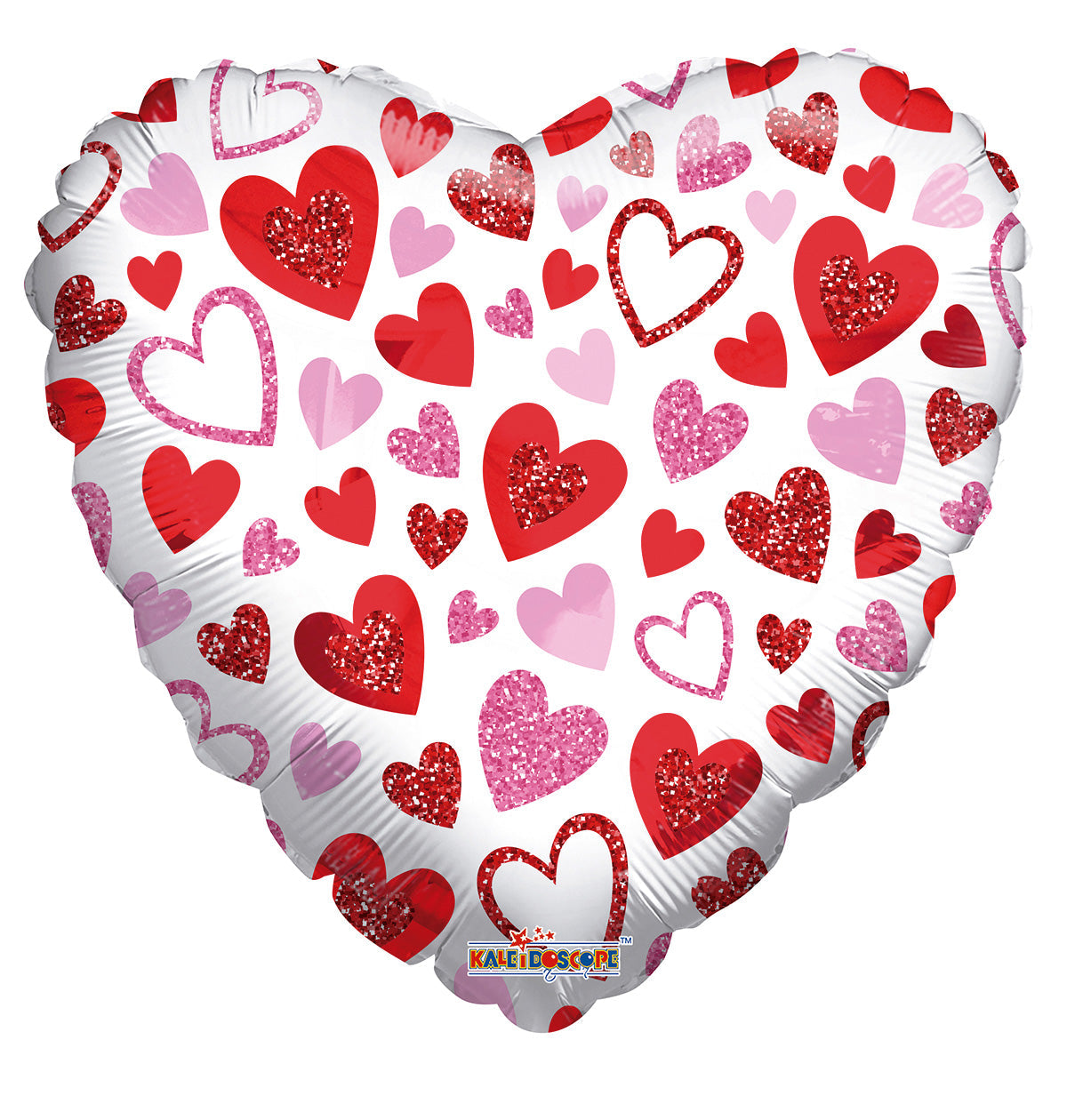 17 Glitter Hearts Pattern Foil Balloon – Bargain Balloons USA