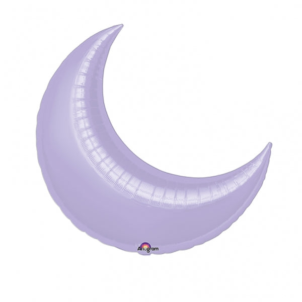 9" Airfill Only Mini Lilac Crescent Balloon