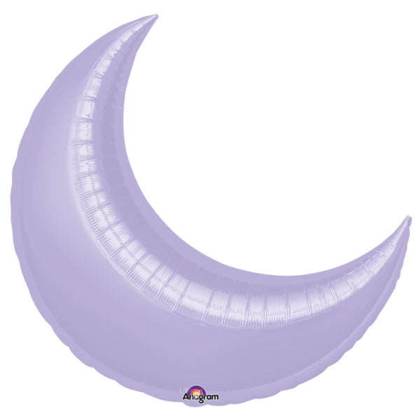 26" Lilac Crescent Moon Balloon