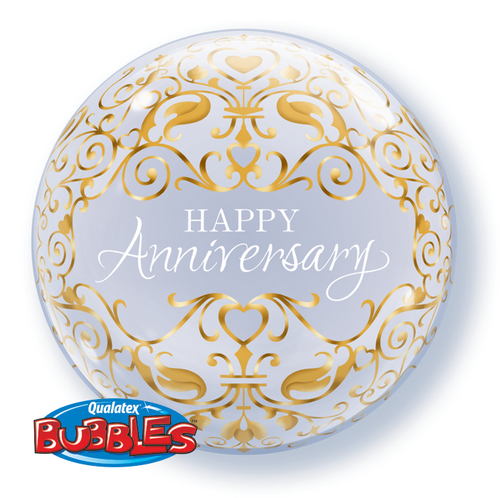 22" Single Bubble Anniversary Classic Balloon