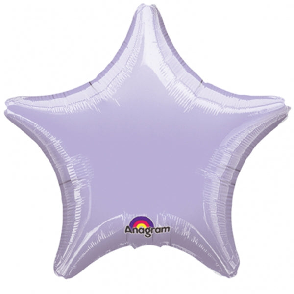 32" Large Balloon Lilac Star