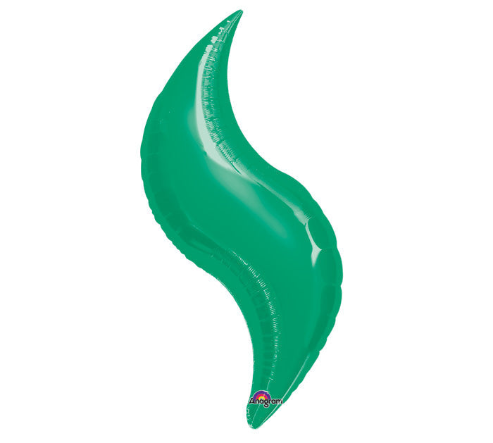 42" SuperShape Green Curve Balloon