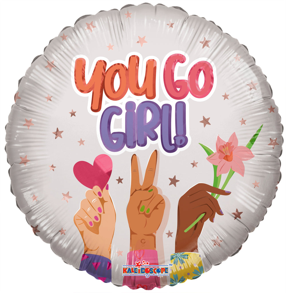 18" You Go Girl! Foil Balloon