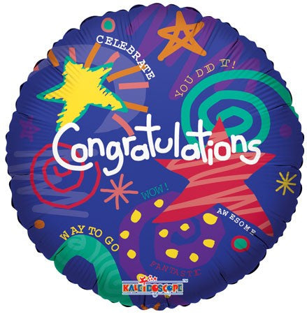 18" Congratulations Messages Balloon