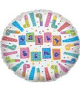 18" Party Time Squares Balloon