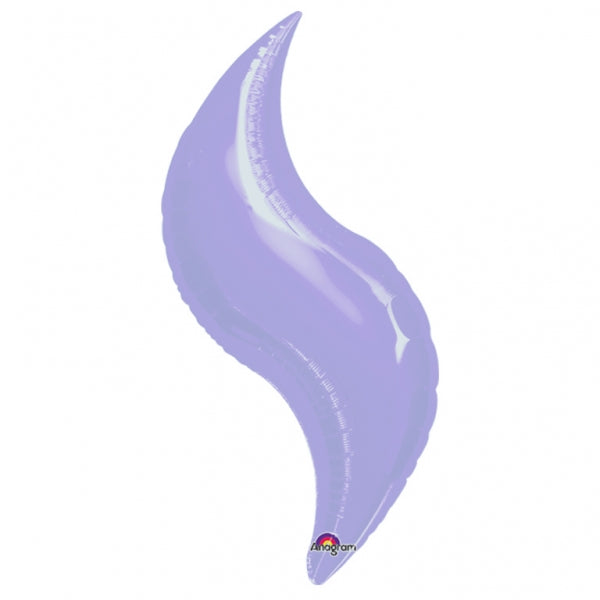 28"Airfill Only Mini Lilac Curve Balloon