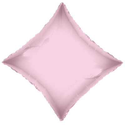 21" Solid Diamond Light Pink Brand Convergram Balloon